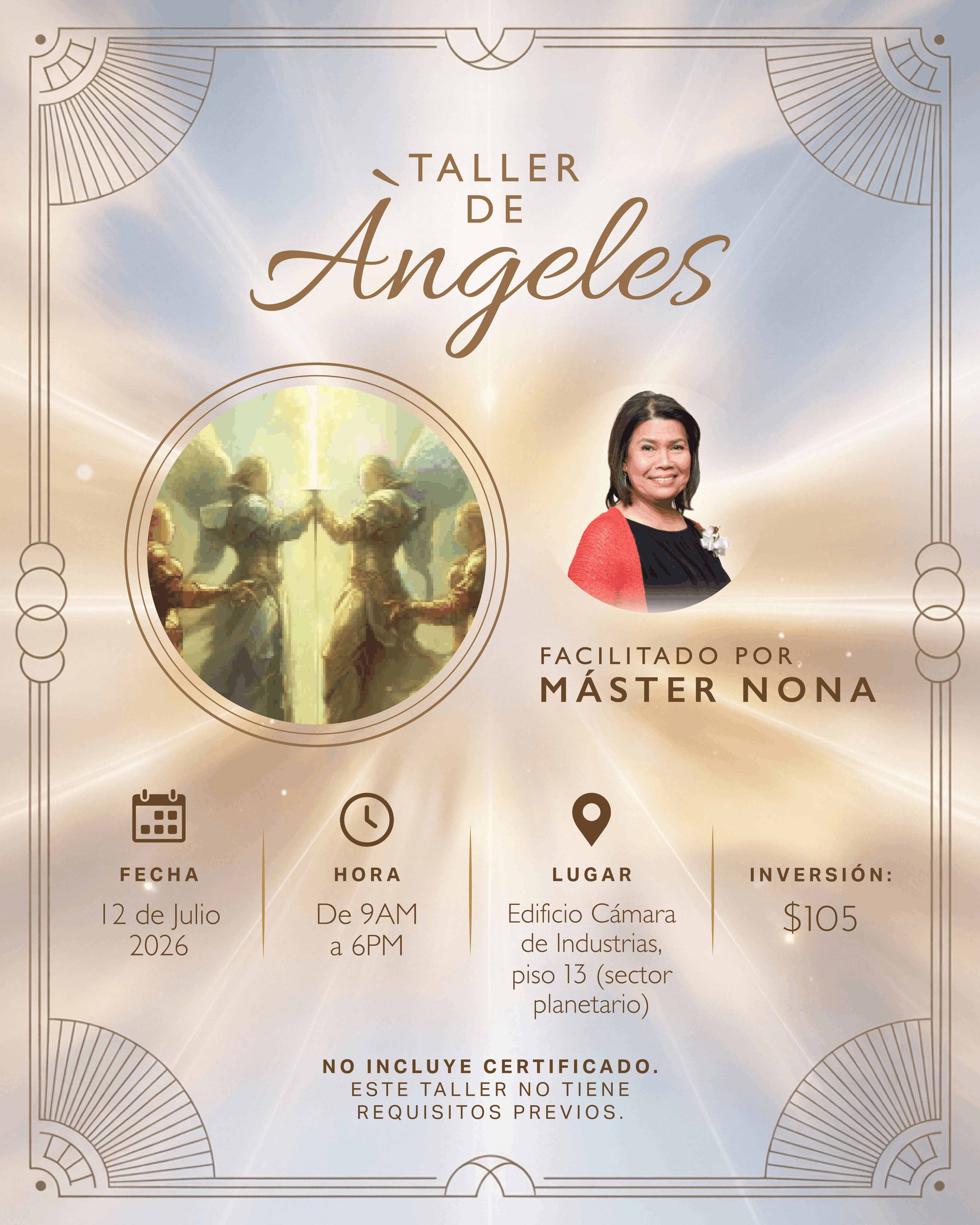 Taller de Ángeles — Domingo 12 de Julio 2026